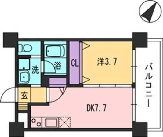 コンダクト福岡東の物件間取画像